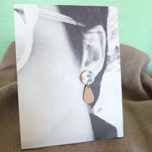 Handmade Polymer Clay Earrings Pastel Retro